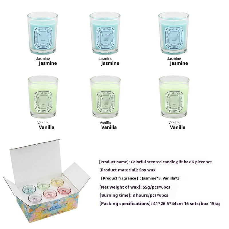 Dopamine Color Glass Aromatherapy Candle