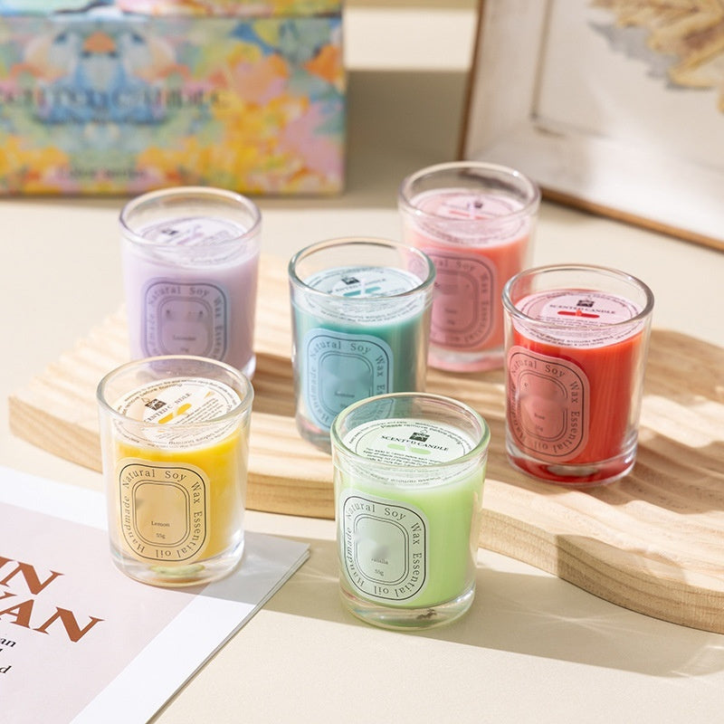 Dopamine Color Glass Aromatherapy Candle