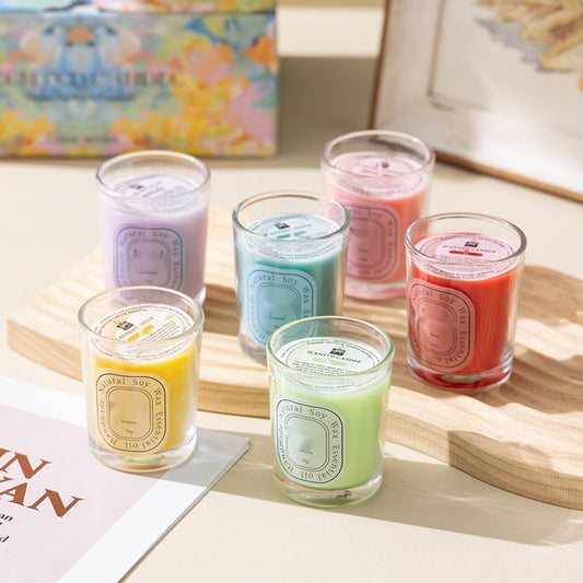 Dopamine Color Glass Aromatherapy Candle